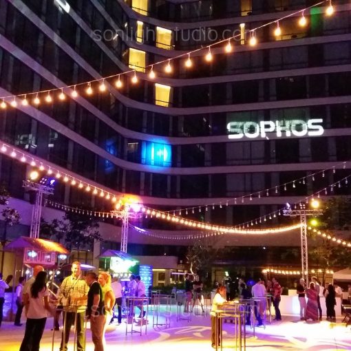 ไฟปิงปอง งานเลี้ยง บนดาดฟ้า โรงแรม Marriott Marquis สุขุมวิท22