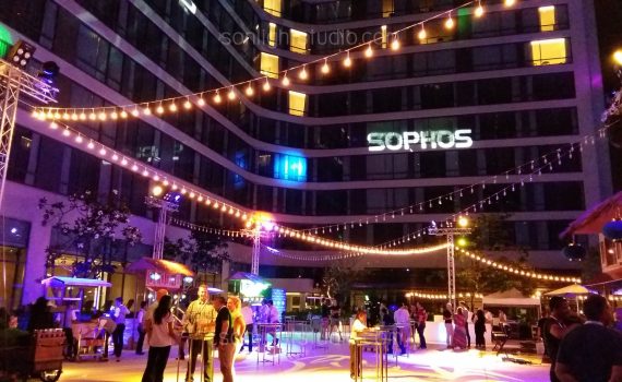 ไฟปิงปอง งานเลี้ยง บนดาดฟ้า โรงแรม Marriott Marquis สุขุมวิท22