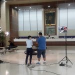 ไฟหัวแดง ถ่ายvdo สำหรับสื่อสารภายในธนาคาร UOB