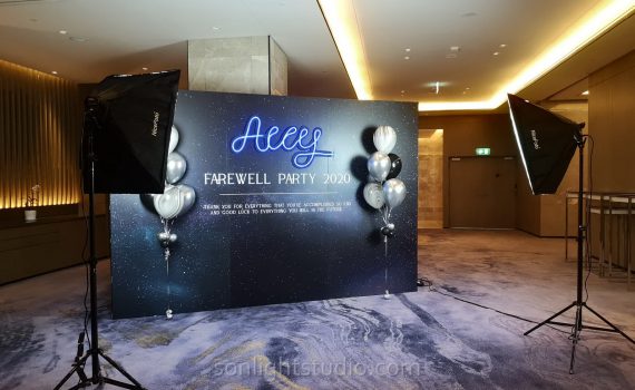เช่าไฟถ่ายรูป ไฟ softbox งานเลี้ยงอำลา Farewell Party