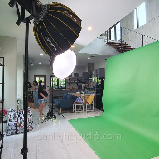 เช่า ไฟสตูดิโอ Led ถ่ายโฆษณา Godox SL 150ii พร้อมฉาก