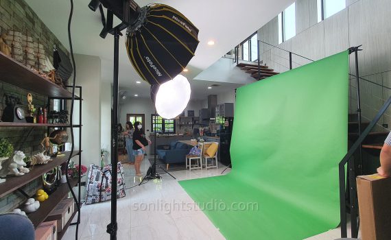 เช่า ไฟสตูดิโอ Led ถ่ายโฆษณา Godox SL 150ii พร้อมฉาก