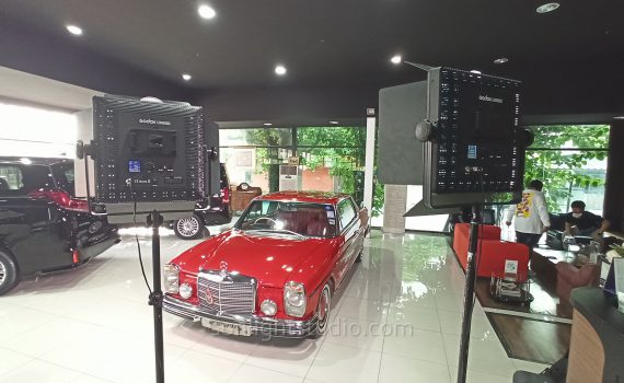 ไฟ LED Panel ถ่ายรถยนต์ โชวรูม BRG
