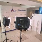 ไฟ LED แบบแผง งานถ่ายคลิปสัมภาษณ์ ในบริษัท บางกอกแอร์เวย์