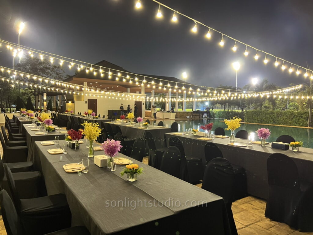 เช่าไฟปิงปอง LED งานเลี้ยงโปโลม้า