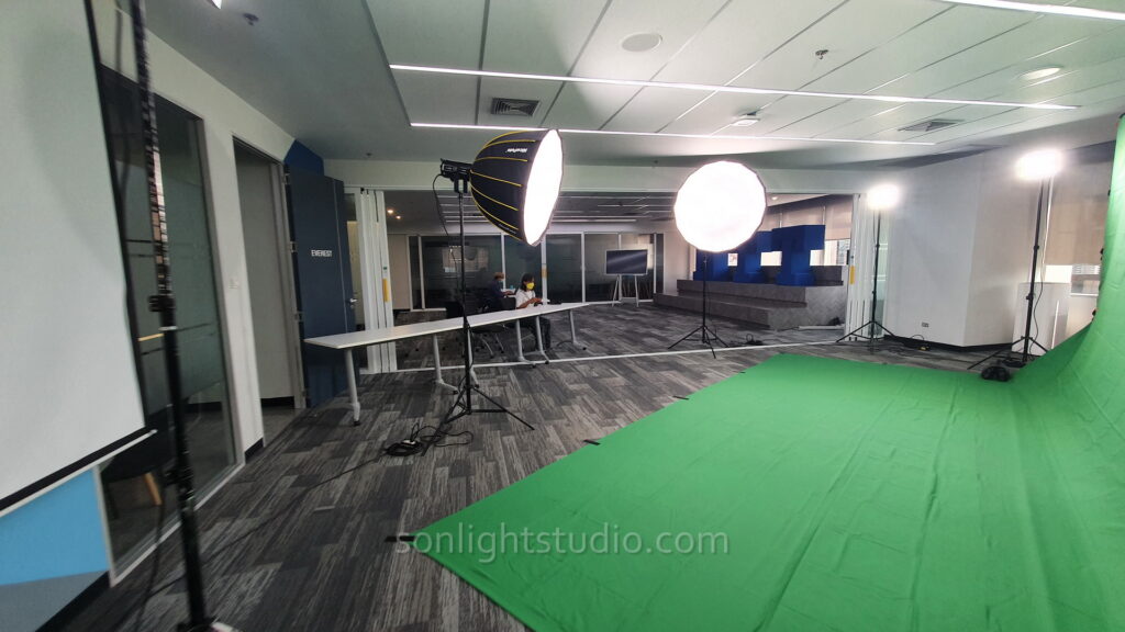 การจัดแสงไฟสปอร์ตไลท์ LED สำหรับฉากหลัง