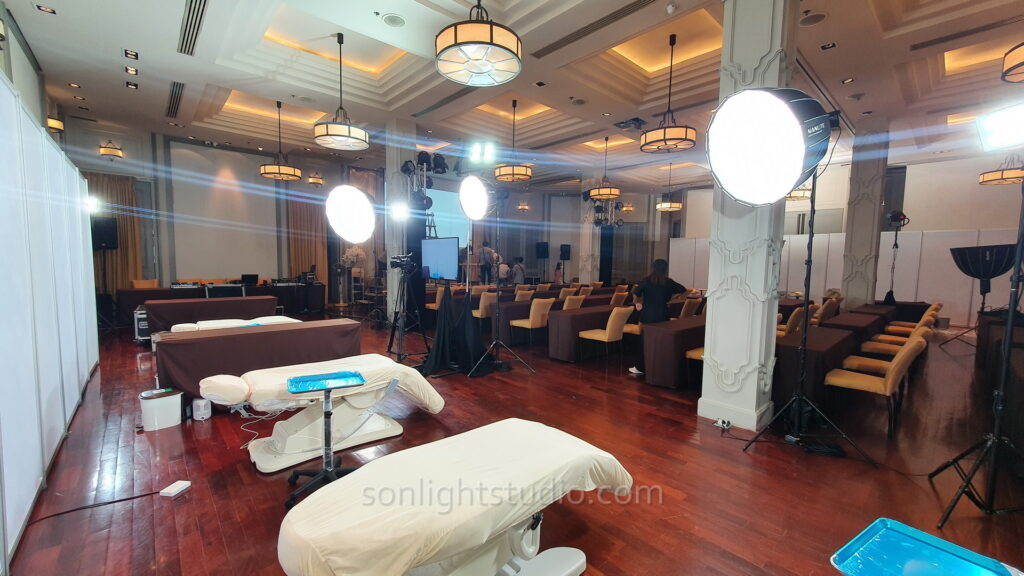 อุปกรณ์ให้เช่าไฟต่อเนื่องสำหรับการถ่ายวิดีโอและงานอีเวนต์