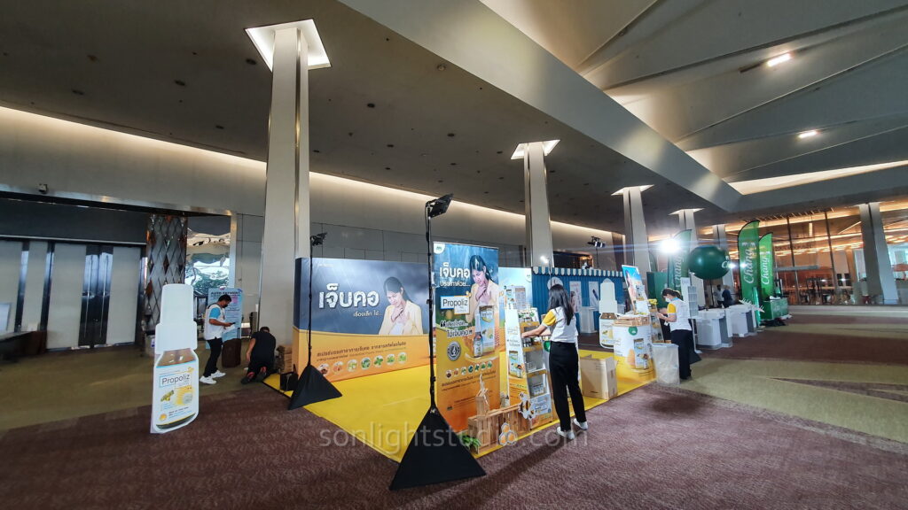 อุปกรณ์ให้เช่าไฟ LED Spotlight สำหรับการออกบูธแสดงสินค้า