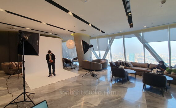 ไฟแฟลชสตูดิโอ ถ่ายภาพผู้บริหาร