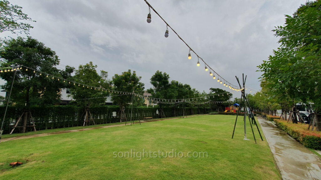 บริการ เช่าไฟตกแต่ง งานปีใหม่หมู่บ้าน สำหรับงานอีเวนต์ในพื้นที่ส่วนกลาง